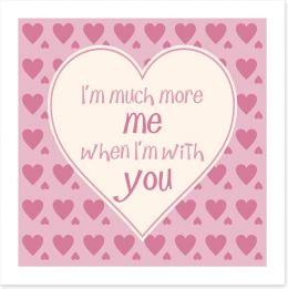 Me with you Art Print CM00135