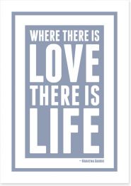 Love is life Art Print CM00152