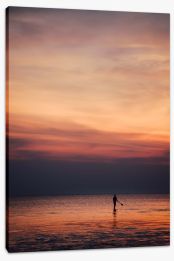 Stand up paddling Stretched Canvas CS0013