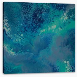 Peacock sea Stretched Canvas ET0023