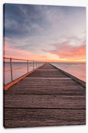 Rye jetty Stretched Canvas LH0021