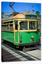 City circle tram Stretched Canvas NB0016
