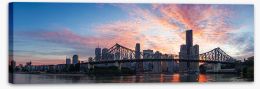 Story Bridge sunset Stretched Canvas NB0021