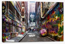 Colours of Hosier Lane Stretched Canvas NB0031