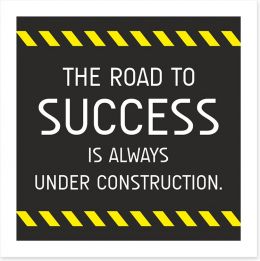 The road to success Art Print SD00004