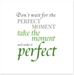 The perfect moment Art Print SD00062
