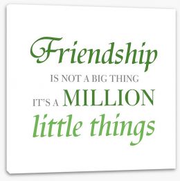 Friendship Stretched Canvas SD00070