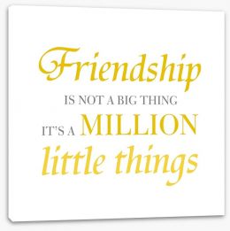 Friendship Stretched Canvas SD00072