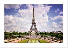 Paris in the summer Art Print 100671879
