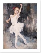 Little ballerina Art Print 100958498