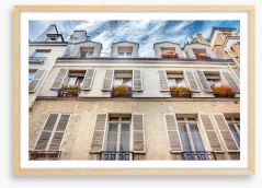 Parisian facades Framed Art Print 101936664