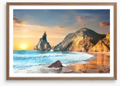 Bay of sunlight Framed Art Print 102231688