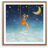 Wishing on a star Framed Art Print 103358072