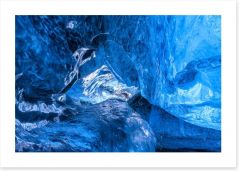 The glacial cave Art Print 104522644