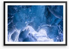 Glaciers Framed Art Print 104650919