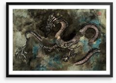Dragons Framed Art Print 104745204