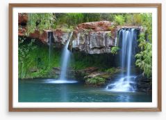 Fern Pool in Karijini National Park Framed Art Print 105082061