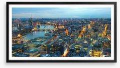 Overlooking London Framed Art Print 108882354