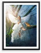 Angelic sunbeam Framed Art Print 111626564