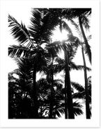 Palm silhouettes Art Print 111971810