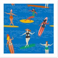 Deco surf Art Print 112608474