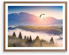 Above the clouds Framed Art Print 113559861