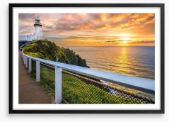 Sunrise at Cape Byron Framed Art Print 113796526