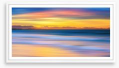 Luminous seascape Framed Art Print 113796801