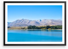 Lake Tekapo blues Framed Art Print 113799748