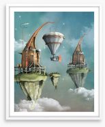 High sky living Framed Art Print 116554913