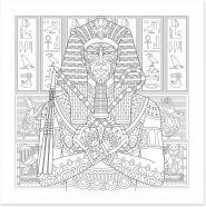 Color me pharaoh Art Print 116942627