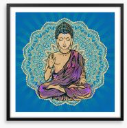 Meditation mandala Framed Art Print 116998021