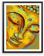 Golden Buddha Framed Art Print 118182416