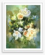 Simplicity blooms Framed Art Print 118202456