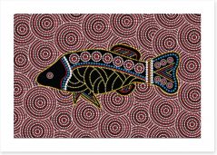 The river fish Art Print 118793523
