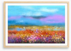 Wildflower valley Framed Art Print 118862303