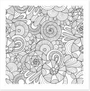 Color me spirals Art Print 118953468