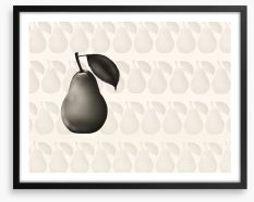 A pear and spare Framed Art Print 119100656