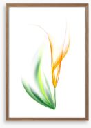 One yellow tulip Framed Art Print 11945482