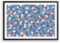 Mosaic Framed Art Print 119787220