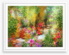The secret garden Framed Art Print 120811218