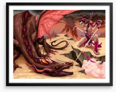 Dragons Framed Art Print 121357536