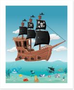 Pirates Art Print 123570936