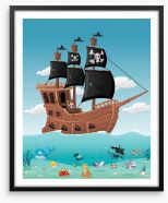 Pirates Framed Art Print 123570936