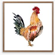 Chicken licken Framed Art Print 124599824
