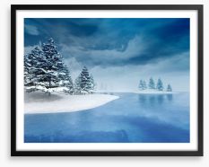 Winter waters 2 Framed Art Print 124617822