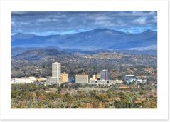 The city of Canberra Art Print 1255649