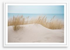 Sandgrass shores Framed Art Print 128062956