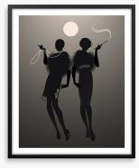 Dancing in the dark Framed Art Print 128089127