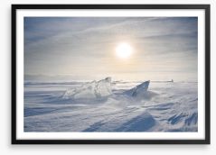 Ice age Framed Art Print 128455870